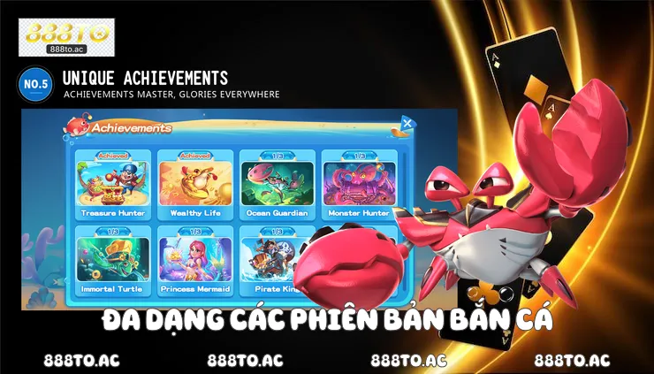 Đa dạng các phiên bản bắn cá